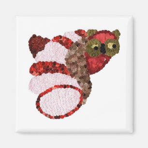 Owl Square Magnet