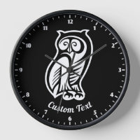 Owl Symbol Weiß