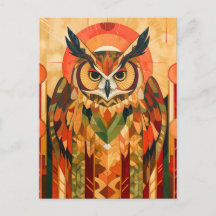 Owl Totem – Urban Art Deco Spirit