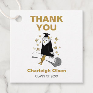 Owl Vorschule / Kindergarten Abschluss Danke Geschenkanhänger