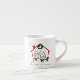 Owl Weihnachten Niedlich Funny Holiday Espressotasse
