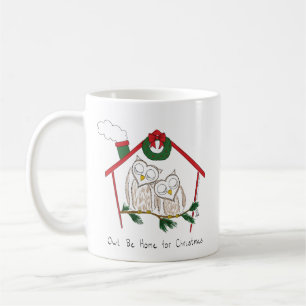 Owl Weihnachten Niedlich Funny Holiday Kaffeetasse