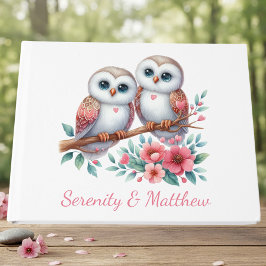 Owl Woodland Boho Rustic Country Wedding Gästebuch