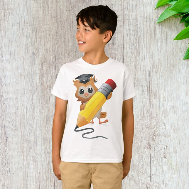 Owl Writing T-Shirt (Von Creator hochgeladen)