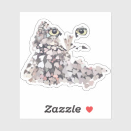 Owl you my Heart Aufkleber