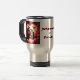 Owl You Need is Love - Mug de voyage personnalisé