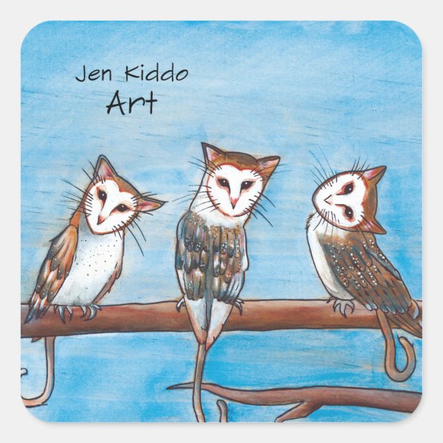 Owlcats Sticker (Vorderseite)