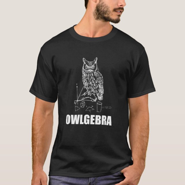 Owlgebra Math Genius 1 T-Shirt (Vorderseite)