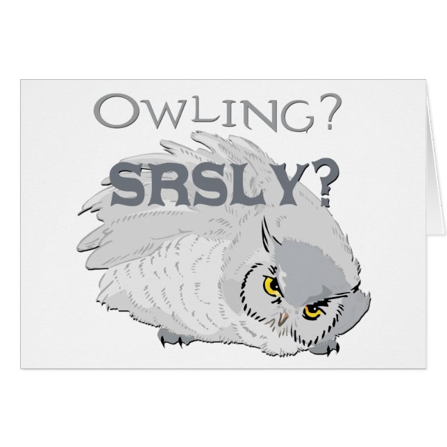 Owling Sérieusement (Devant horizontal)