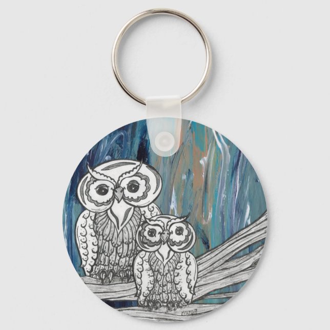 Owls1 Schlüsselanhänger (Vorderseite)