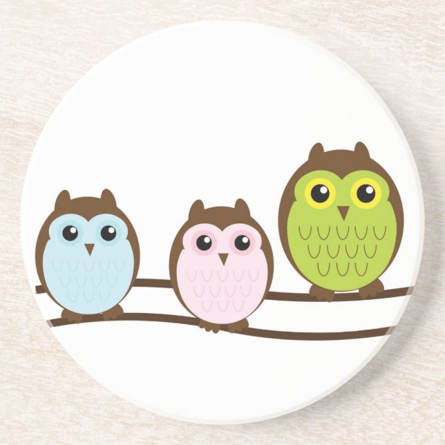 Owls Drink Untersetzer (Vorne)