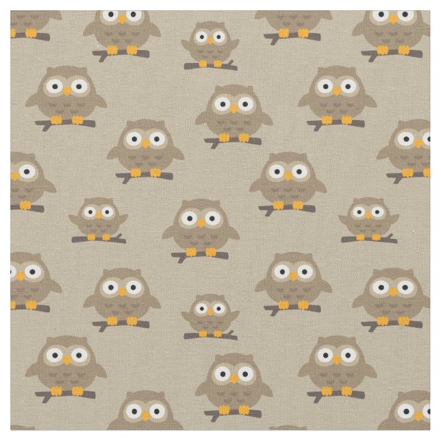 Owls Fabric Stoff (Nahaufnahme)