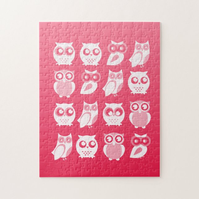 Owls Foto Puzzle (Vertikal)