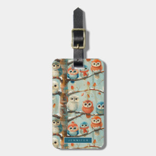 Owls Gepäckmarken Gepäckanhänger