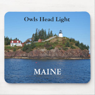 Owls Head Light, Maine Mousepad