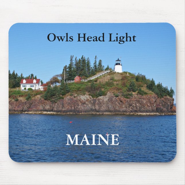 Owls Head Light, Maine Mousepad (Vorne)