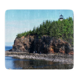 Owls Head Lighthouse, Maine Cutting Board Schneidebrett