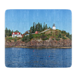 Owls Head Lighthouse, Maine Cutting Board Schneidebrett