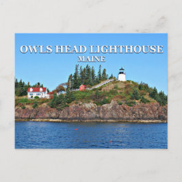 Owls Head Lighthouse, Maine Postcard Postkarte