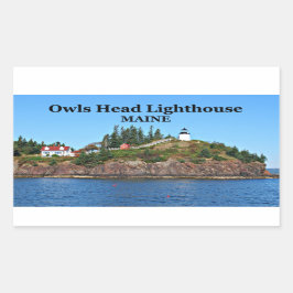 Owls Head Lighthouse, Maine Stickers