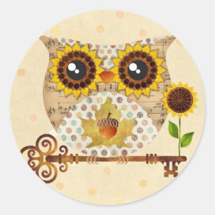 Owl's Herbst Song Stickers