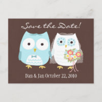 Owls Hochzeit rettet das Datum Niedliche Braut und