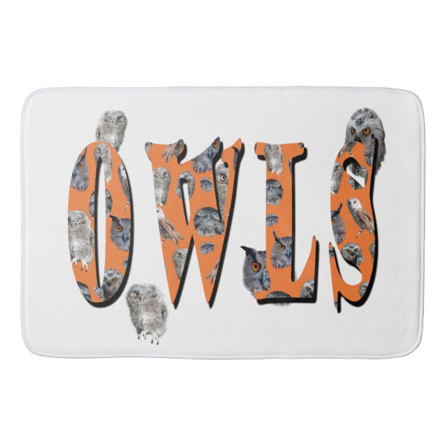 Owls ist der Name, Badematte (Vorderseite)