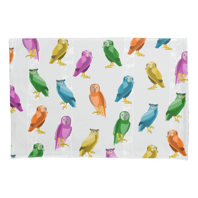 Owls Muster Kissenbezug (Vorderseite)