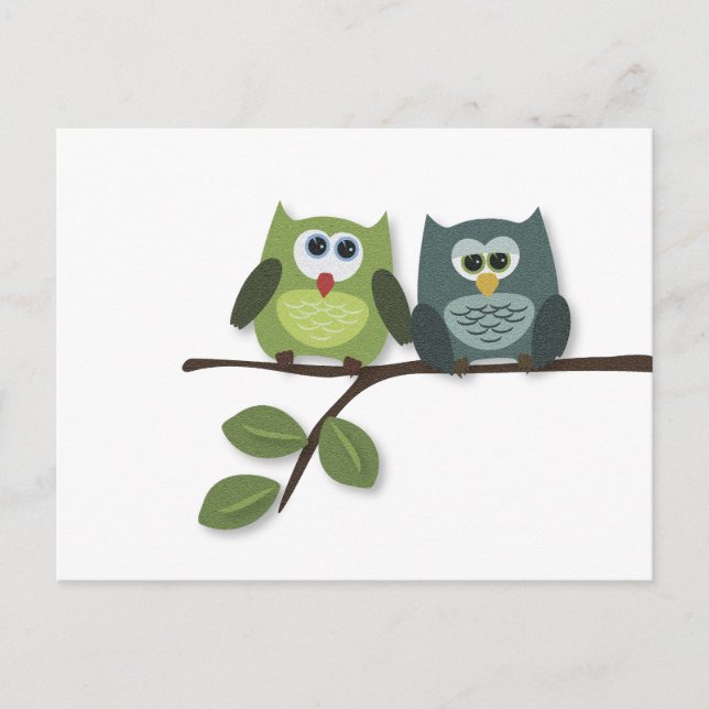 Owls Nest Postkarte (Vorderseite)
