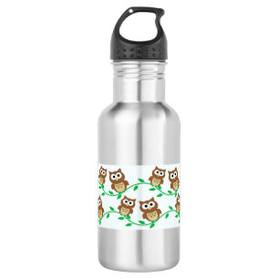 Owls Owls Owls Edelstahlflasche