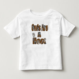 Owls sind ein Hoot Picture Logo, Kleinkind T-shirt
