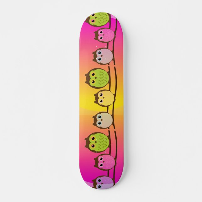 Owls Skateboard (Vorne)