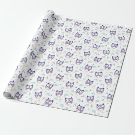 Owls Wrapping Paper Geschenkpapier