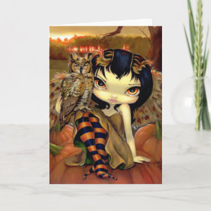 "Owlyn im Herbst" Gruß-Karte Karte