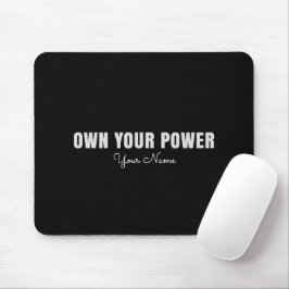 Own Your Power Personalized Mouse Pad – Feminine C Mousepad