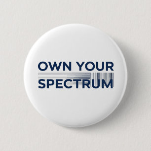 Own Your Spectrum – Autismus-Bewusstseinsmonat Bla Button