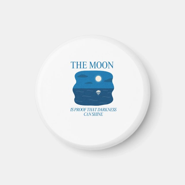 Own Your Weird - Bold Grunge Typography Magnet (Vorne)