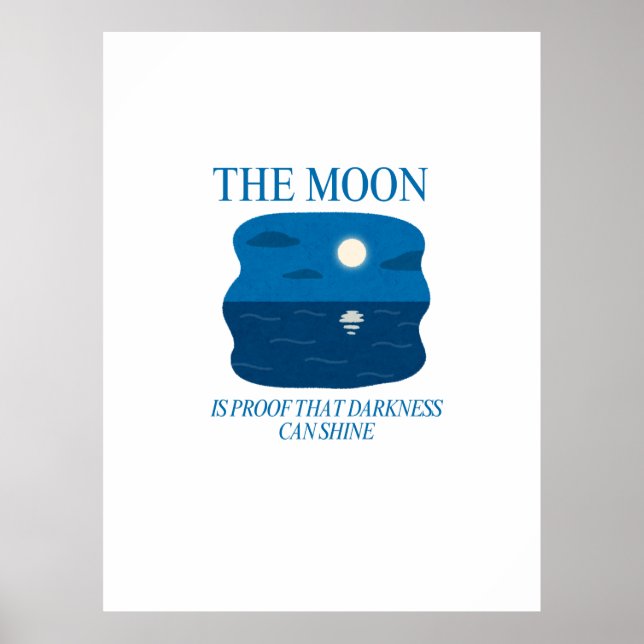 Own Your Weird - Bold Grunge Typography Poster (Vorne)