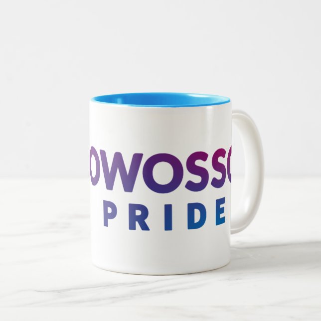 Owosso Pride Duo-Tone-Tasse Zweifarbige Tasse (VorderseiteRechts)