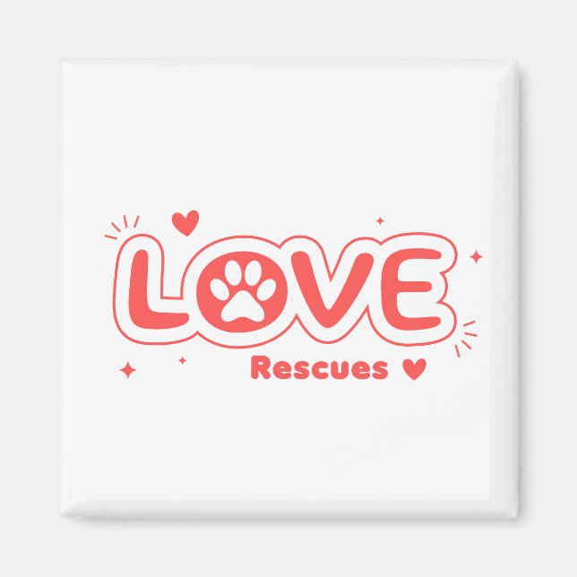 OWRAssist Liebe rettet Magnet (Vorne)