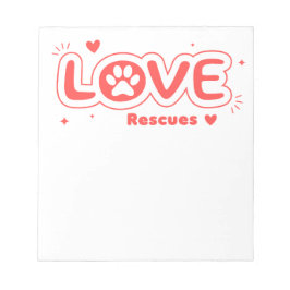 OWRAssist Love Rescues Notizblock