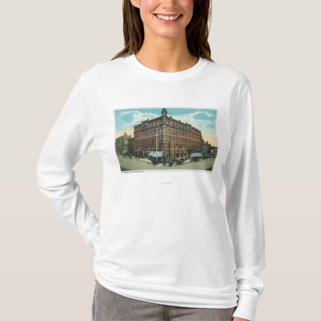 Owsley Block-Ansicht von TownButte, M.Ü. T-Shirt (Vorderseite)