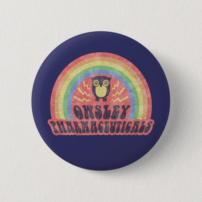 Owsley pharmazeutische Produkte Button (Vorderseite)