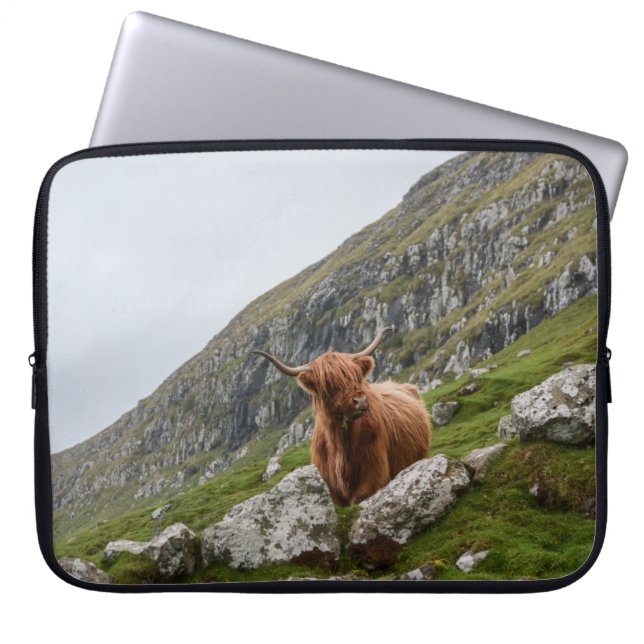OX AUF BERG LAPTOPSCHUTZHÜLLE (Vorderseite)
