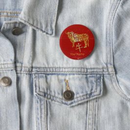 OX Chinesisches Sternzeichen für Horoskop Button