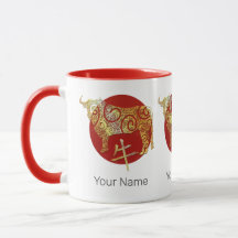 OX Chinesisches Sternzeichen für Horoskop