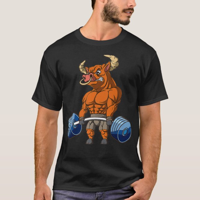 OX Lifting Weightlift Fitness Gym T-Shirt (Vorderseite)