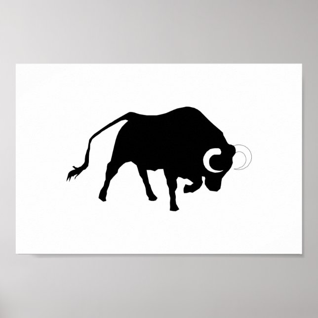 OX, moggy, Rinder, Kuh, Stierkampf, Korrida, Horn Poster (Vorne)