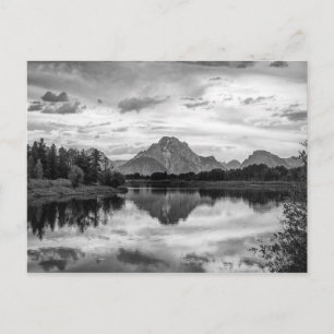 Oxbow Bend im Grand Teton Nationalpark Postkarte