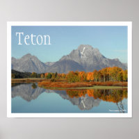 Oxbow Bend, Mount Moran Reflection, Grand Teton NP